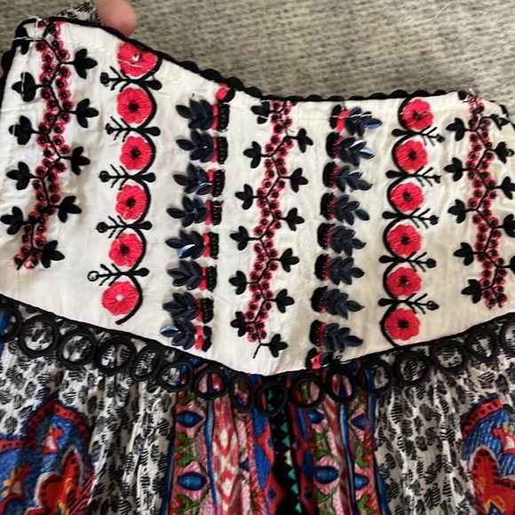 NWOT Detailed Anthropologie Halter top, Size S but roomy cut - Picture 6 of 6